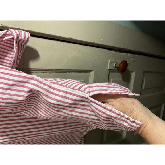 Blair Striped Lighthouse Embroidered Shirt large - Picture 7 of 8